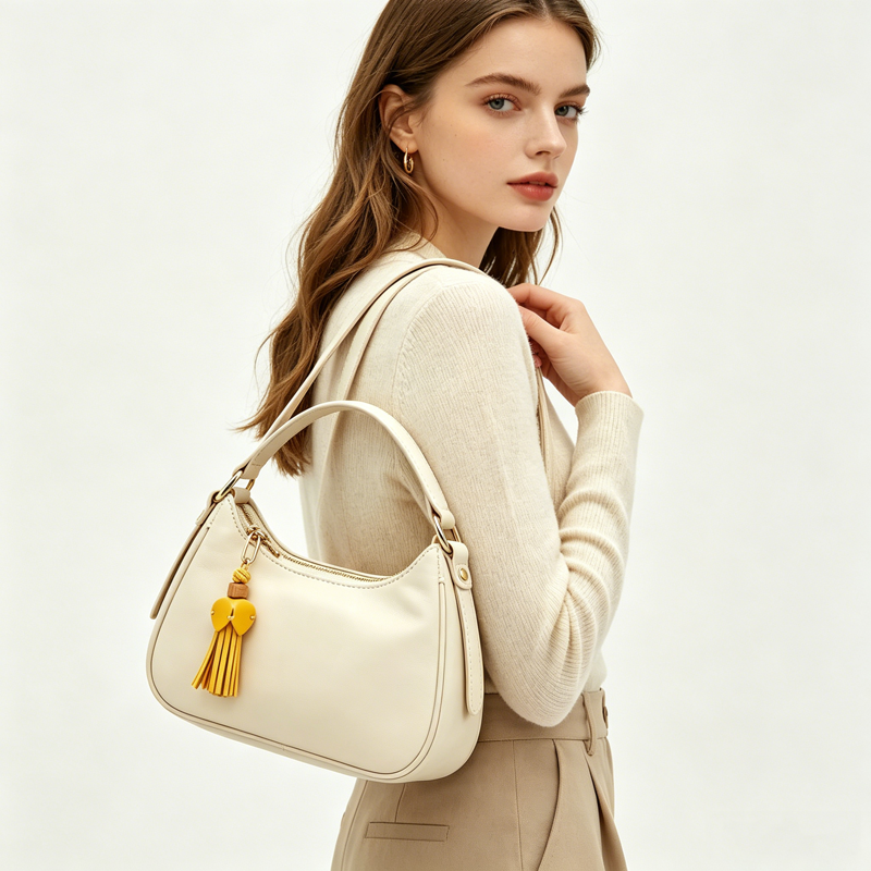 Luxury Bags And Shoes - 1PCS Miu-style Luxury Leather Tassel Original