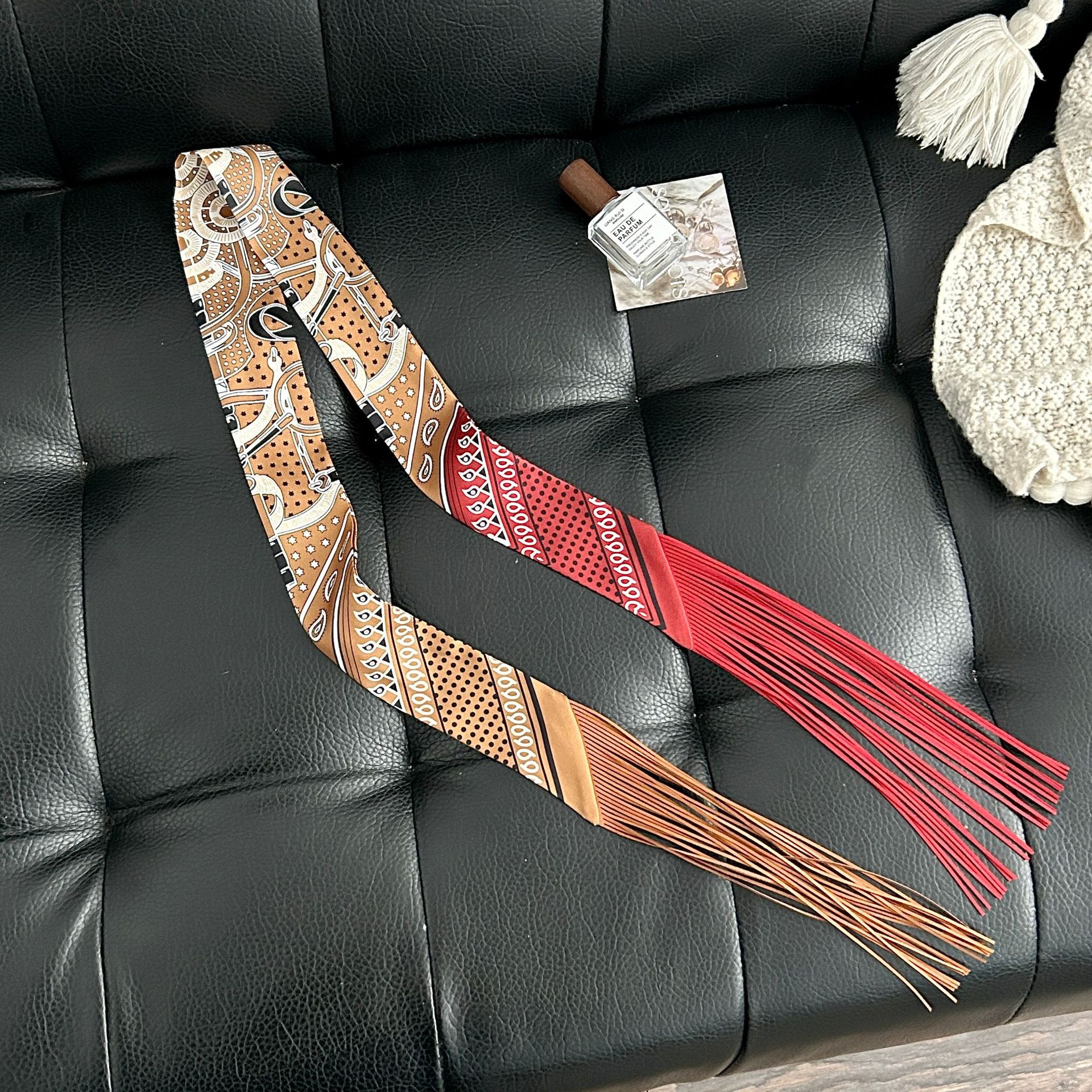 Luxury Tassel Skinny Scarf for - Luxury Bags China のレビューと価格