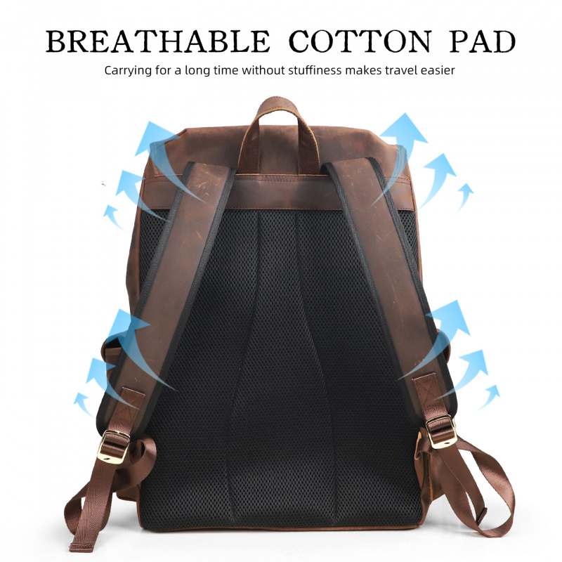 New Arrivals Leather Backpack  - Luxury Bags For Men のレビューと価格