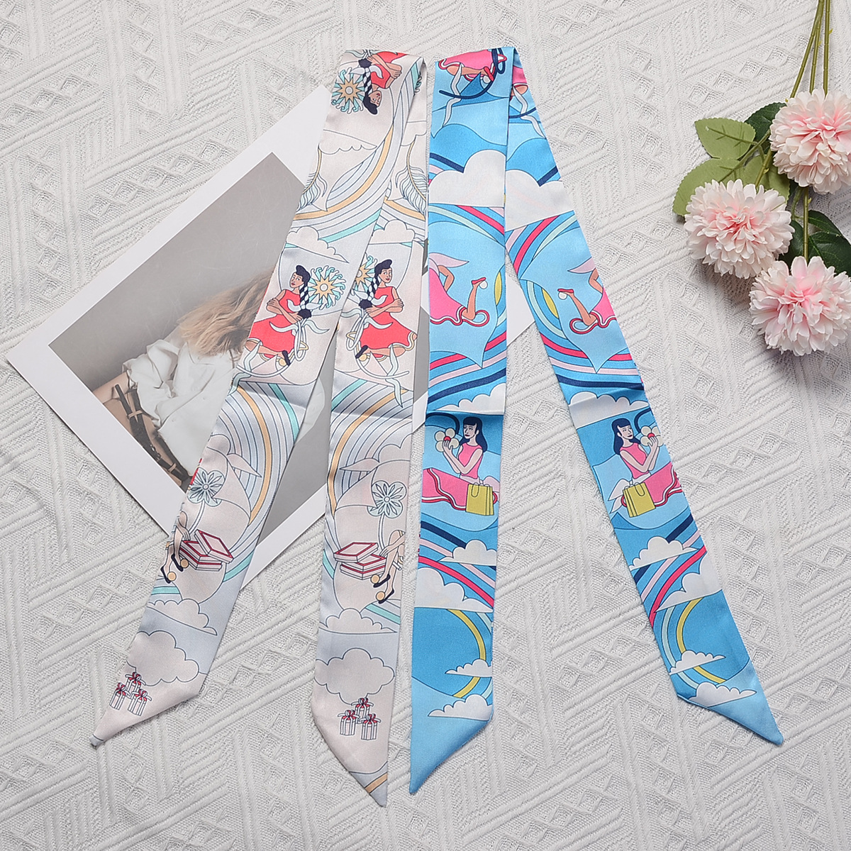 Women Hair Scarf 2024 New Bran - Luxury Bags China のレビューと価格