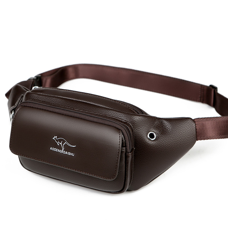 Luxury Brand Waist Bag Men Lea - Luxury Bags For Men のレビューと価格