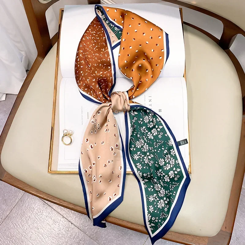 Design Print Skinny Scarf Plai - Luxury Bags Shopping のレビューと価格