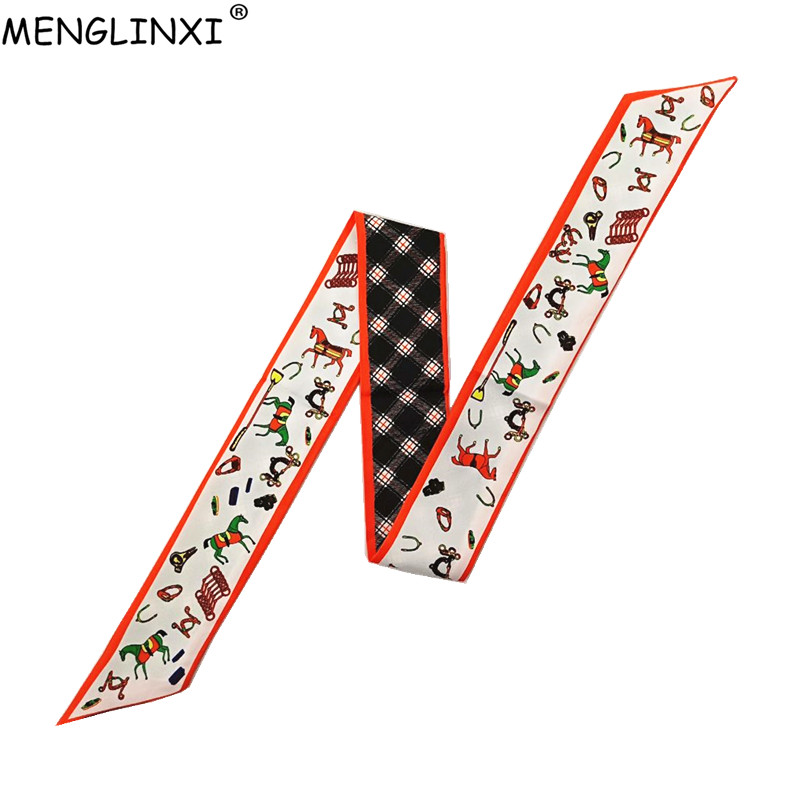 Horse Plaid Skinny Scarf Women - Luxury Bags China のレビューと価格