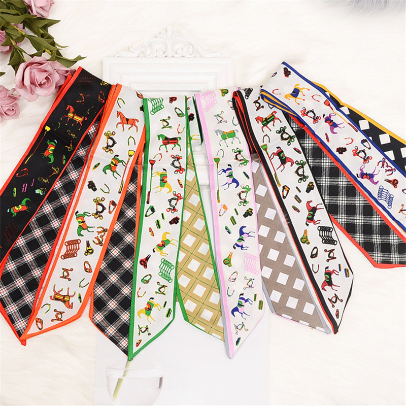 Horse Plaid Skinny Scarf Women - Luxury Bags China のレビューと価格