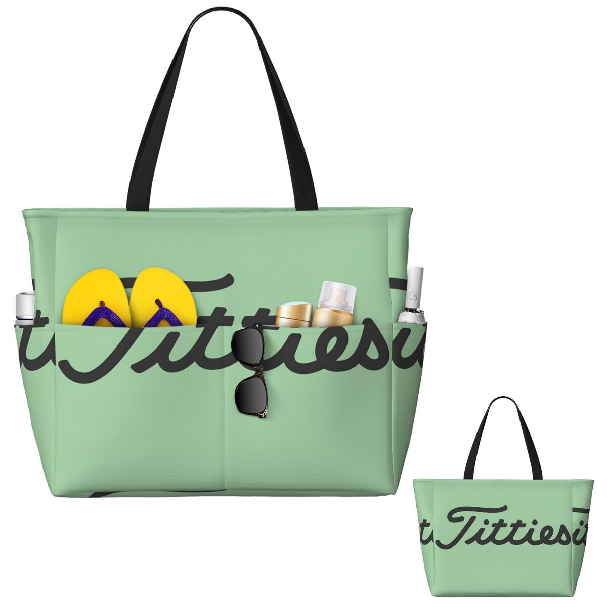 Titties Golf Ball Beach Tote B - Luxury Yoga Bags のレビューと価格