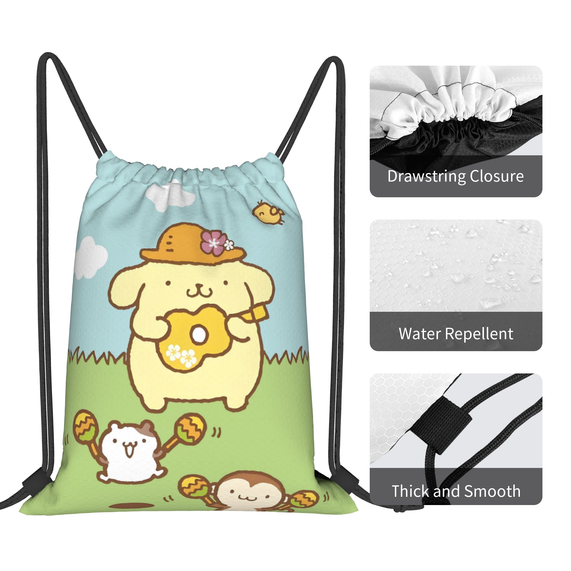 Custom P-Pompompurines Drawstr - Luxury Yoga Bags のレビューと価格