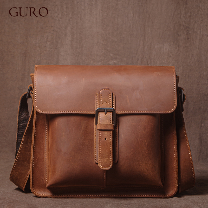 GURO Luxury Brand Genuine Leat - Luxury Bags For Men のレビューと価格
