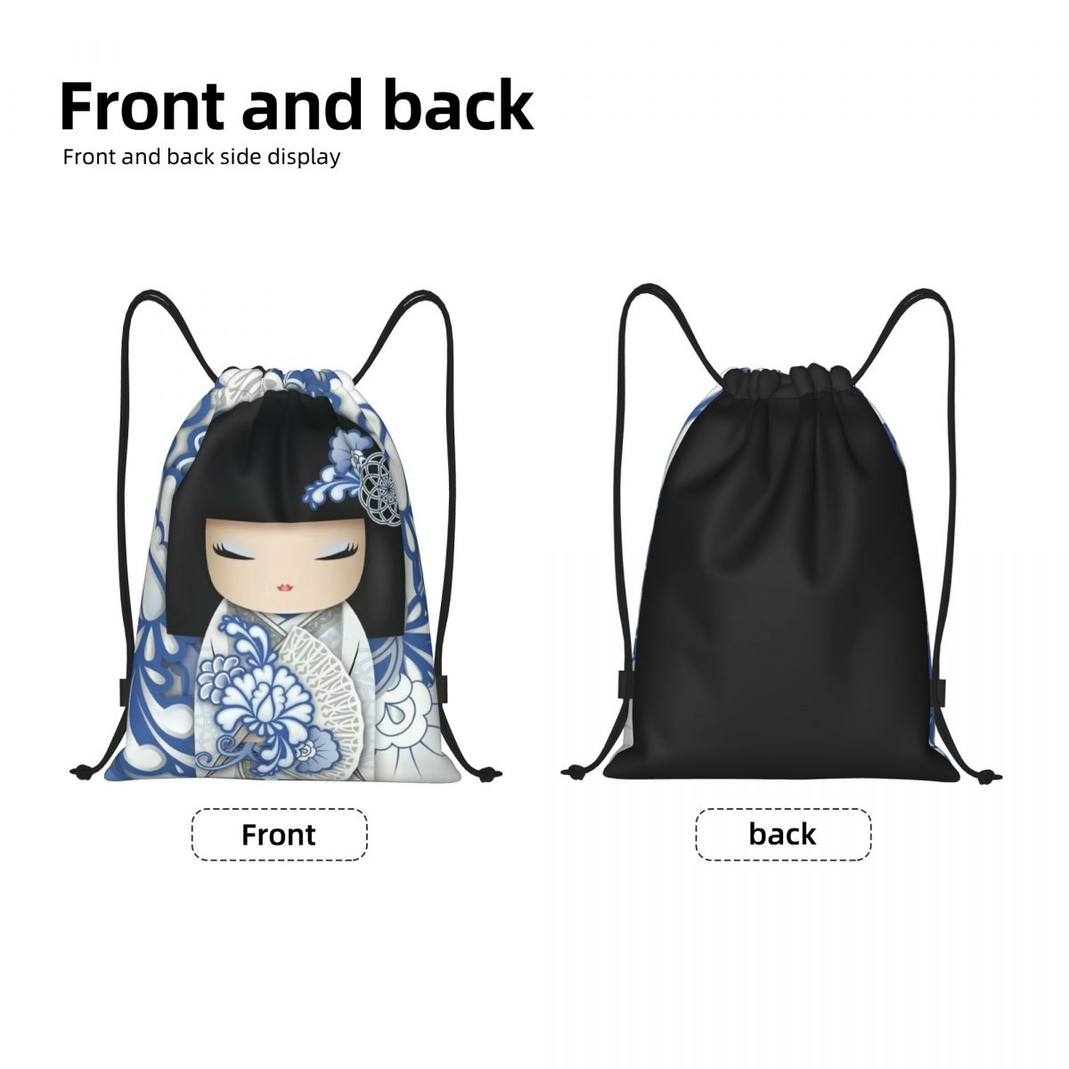 Custom Japanese Girl Sakura Ko - Luxury Yoga Bags のレビューと価格
