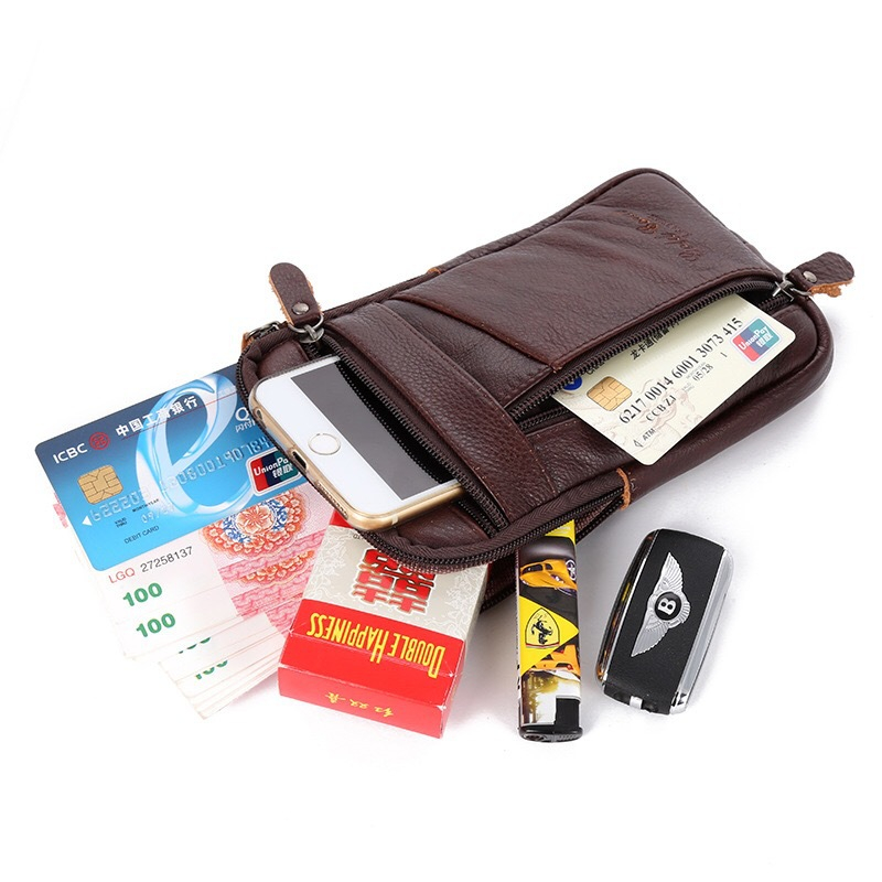 Men Luxury Genuine Leather Pho - Luxury Bags For Men のレビューと価格