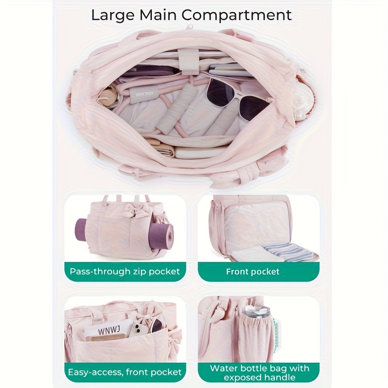 Padded Tote Bag,Large Capacity - Luxury Yoga Bags のレビューと価格