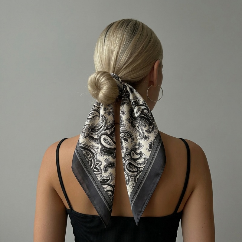 Luxury Satin Square Scarf Pais - Luxury Bags China のレビューと価格