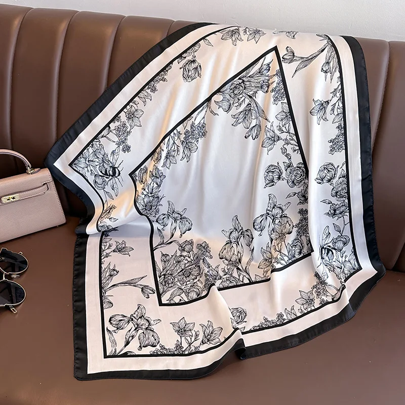 70*70cm Luxury Floral Print Si - Luxury Bags China のレビューと価格