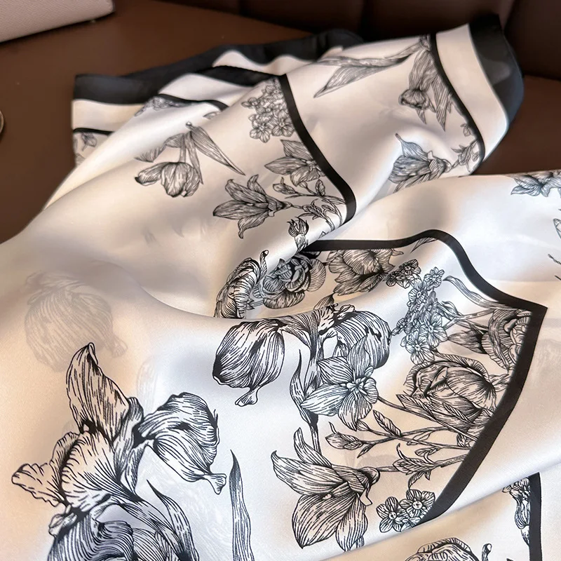 70*70cm Luxury Floral Print Si - Luxury Bags China のレビューと価格
