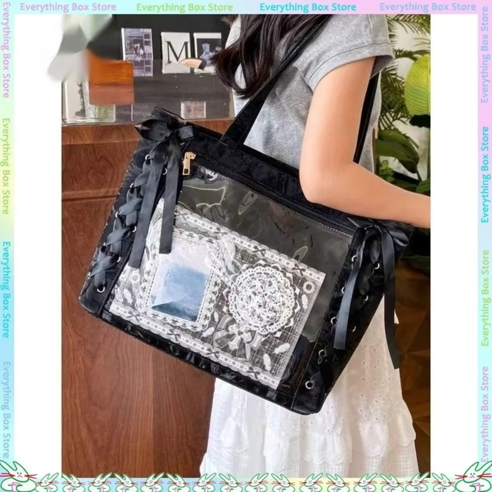 Versatile Fashion Ribbon Itaba - Luxury Tote Bags With Zipper のレビューと価格