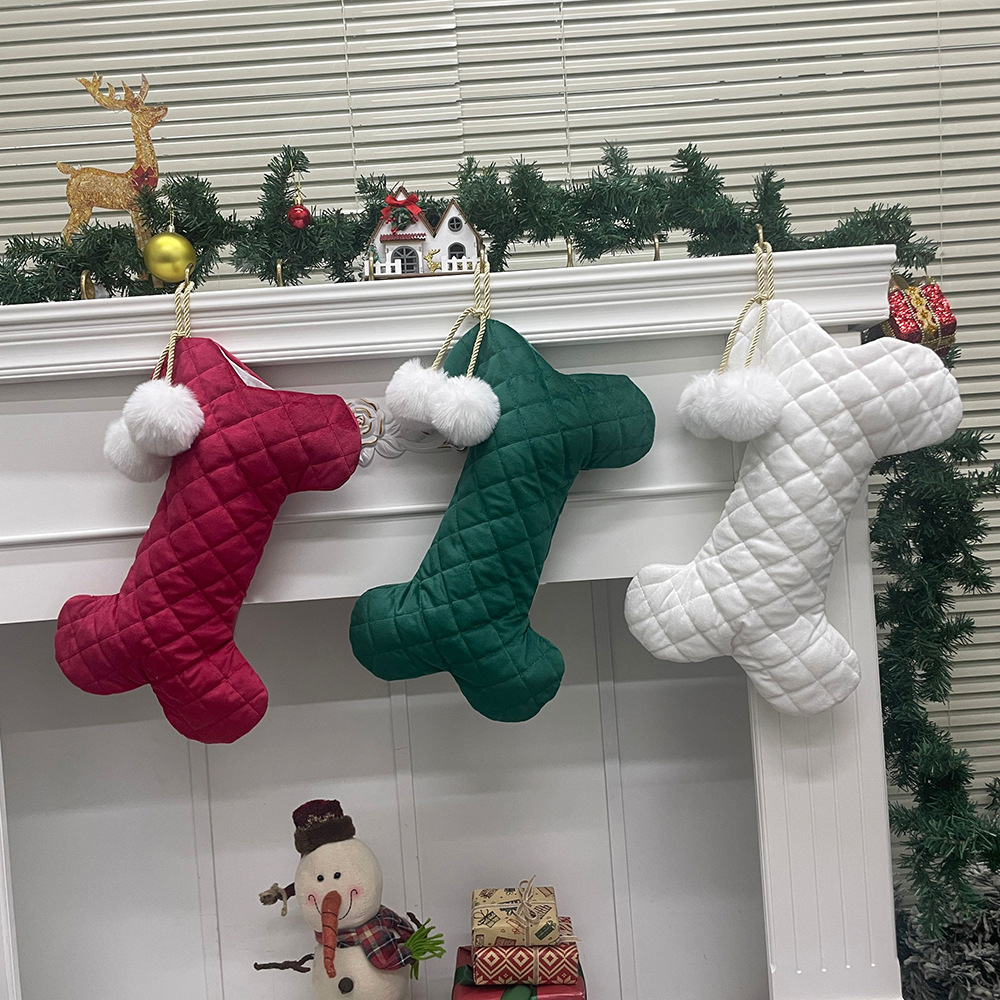 Quilted Dog Christmas Stocking - Luxury Xmas Bags のレビューと価格
