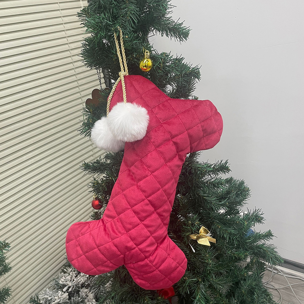Quilted Dog Christmas Stocking - Luxury Xmas Bags のレビューと価格